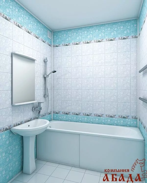 Отделка ванной панелями из пластика(ПВХ) в Москве